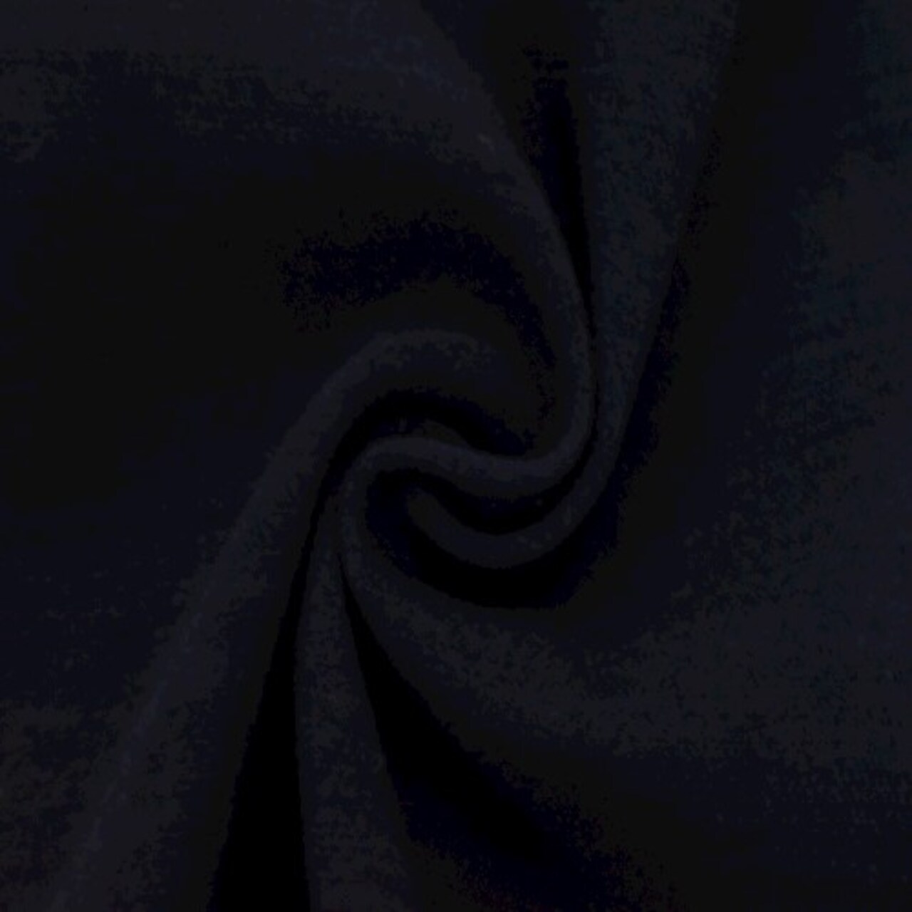 Deep Navy Blue Wool Slub Textured Twill Jacketing Fabric By the Yard